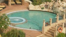 Swimming pool and spa