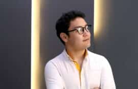 Man wearing glasses